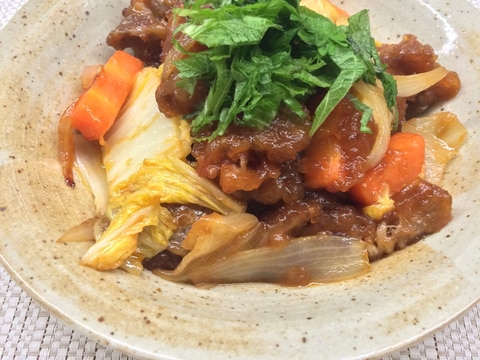 大葉の酢豚!と思いきや酢牛!?